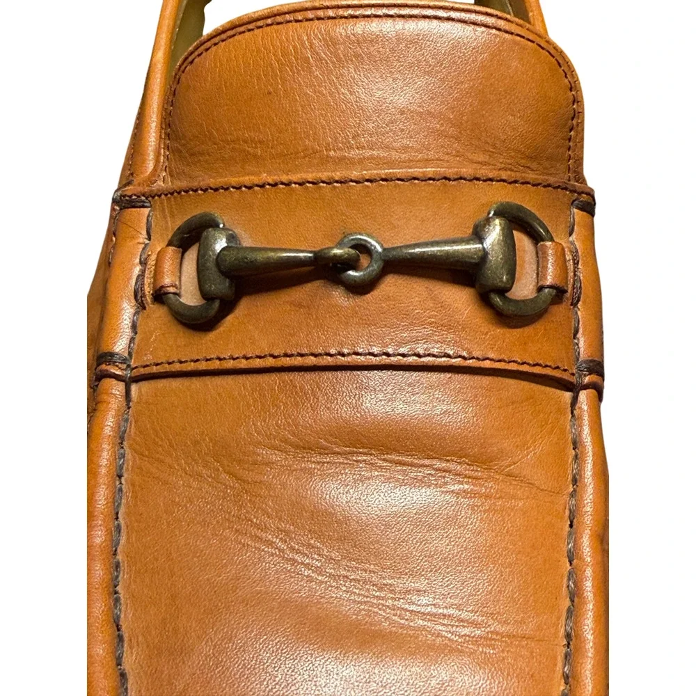 Cole Haan Men's 10.5 Hudson Horsebit Loafer British Tan Full-Grain Leather
